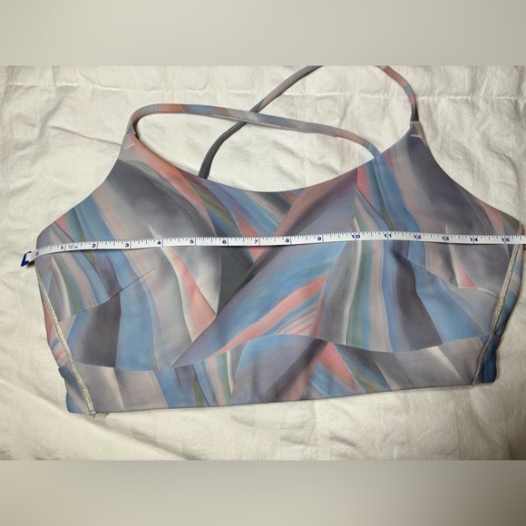 CALIA Restore Strappy Back Bra: Mother of Pearl Print: Used: SIZE medium - Picture 4 of 4